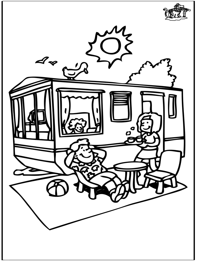 Caravane d'été - Les vacances