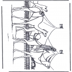 Coloriages faits divers - Caravane