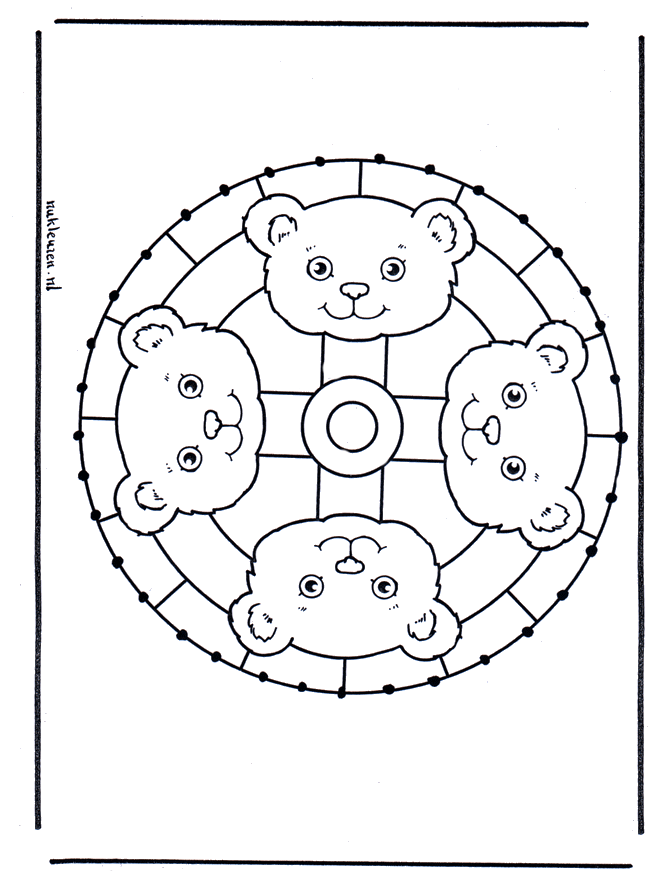 Carte à broder 2 - Mandalas