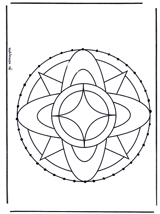 Carte à broder 3 - Mandalas