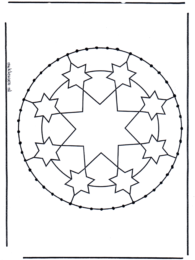 Carte à broder 4 - Mandalas