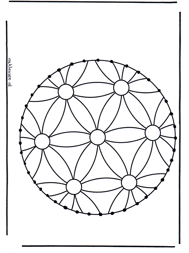 Carte à broder 5 - Mandalas