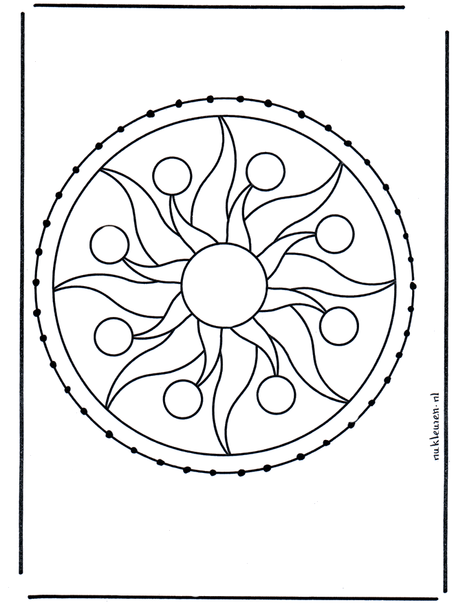 Carte à broder 6 - Mandalas