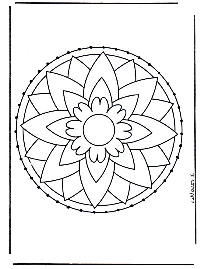 Carte à broder 7 - Mandalas