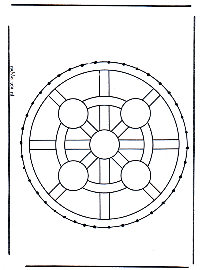 Carte à broder 8 - Mandalas