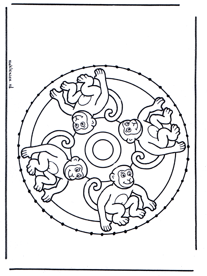 Carte à broder mandala 6 - Mandalas