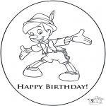 Bricolage coloriages - Carte d'anniversaire 3