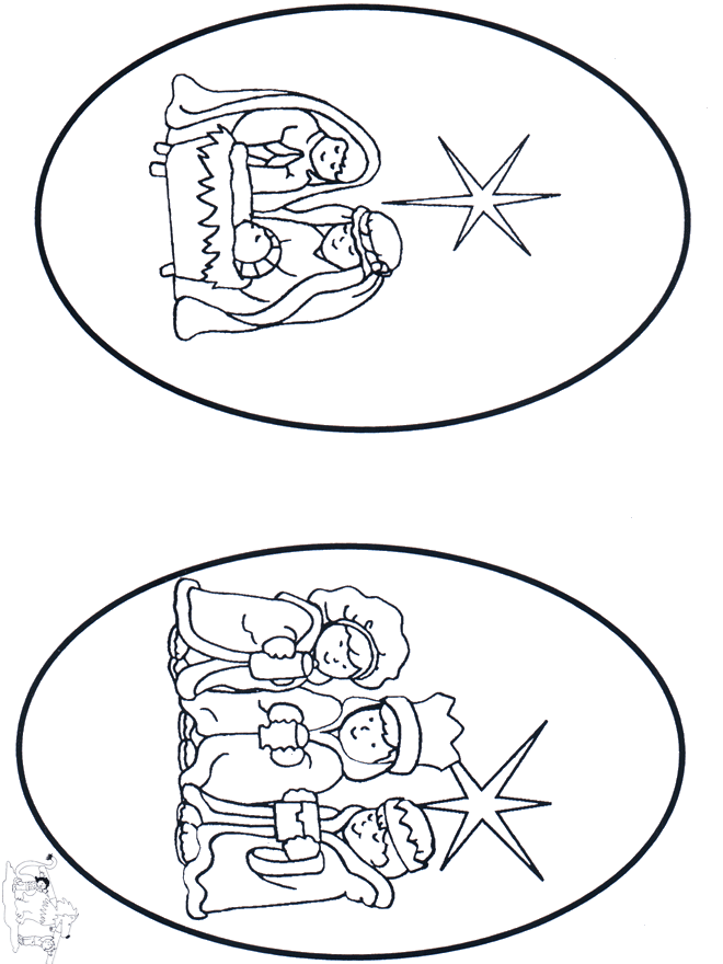 Carte de Noël 4 - Coloriages Noël et Nouvel an