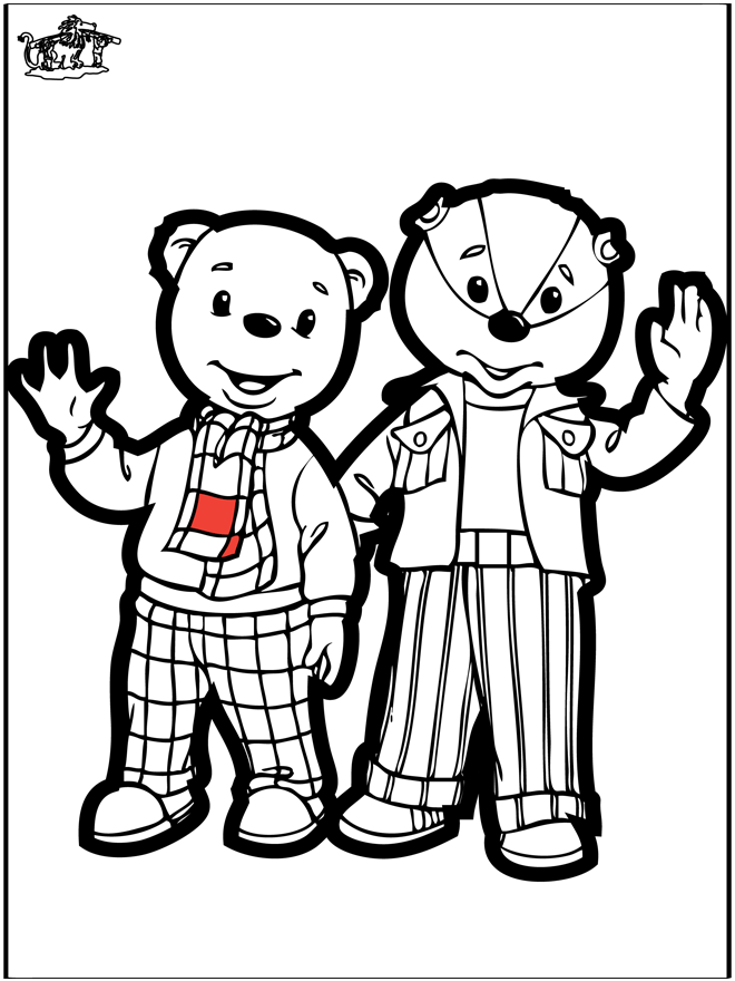 Carte de piquer - ours brun - Bricoler cartes à piquer personnages de bande dessinée 