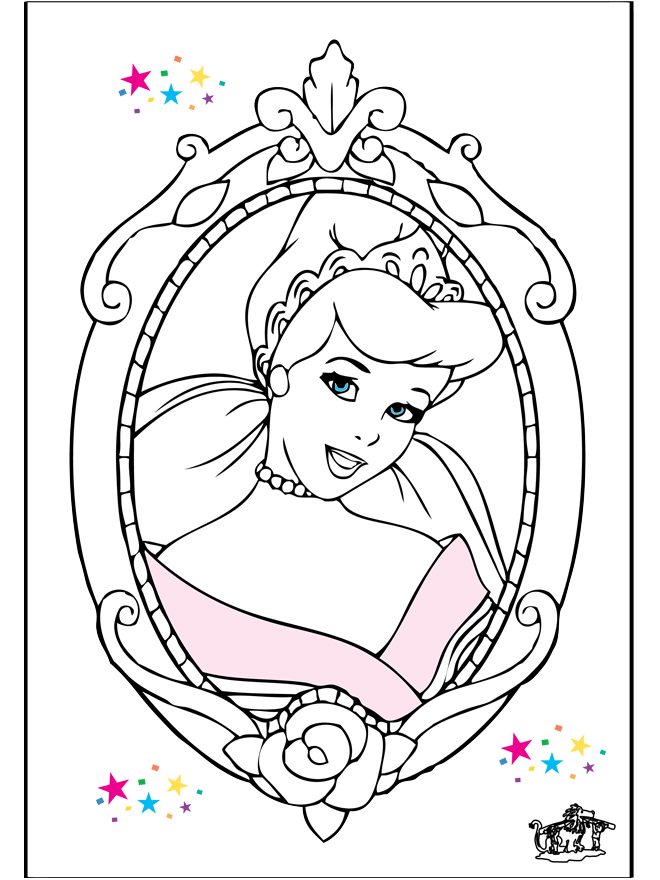 Cendrillon 15 - Coloriages Cendrillon