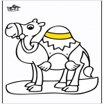 Coloriages d'animaux - Chameau 2