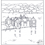 Coloriages faits divers - Château 4