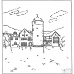 Coloriages faits divers - Château 5