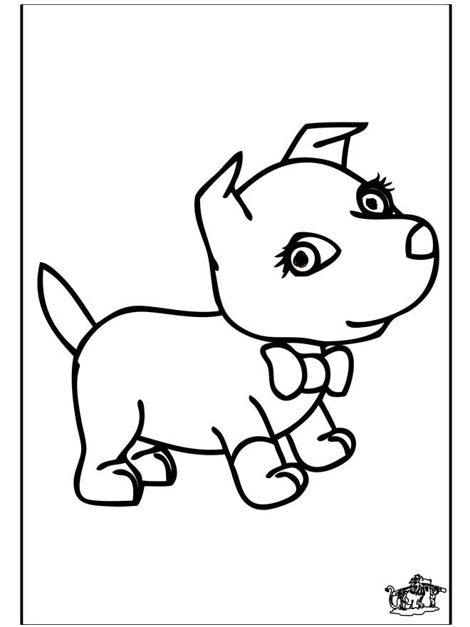 Chien 6 - Coloriages Animaux de la ferme