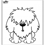 Coloriages d'animaux - Chien11