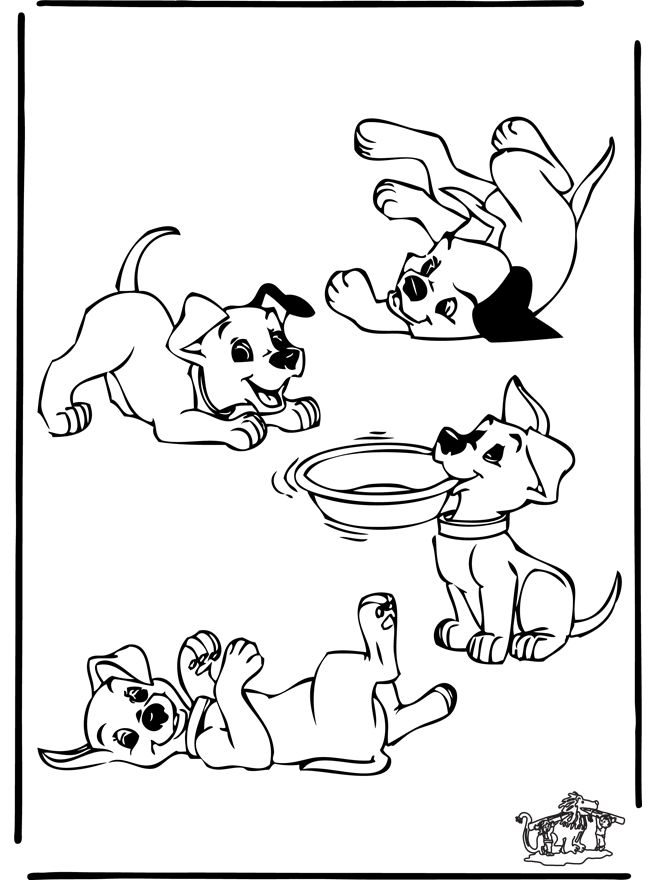 Chiens 2 - Coloriages Animaux de la ferme