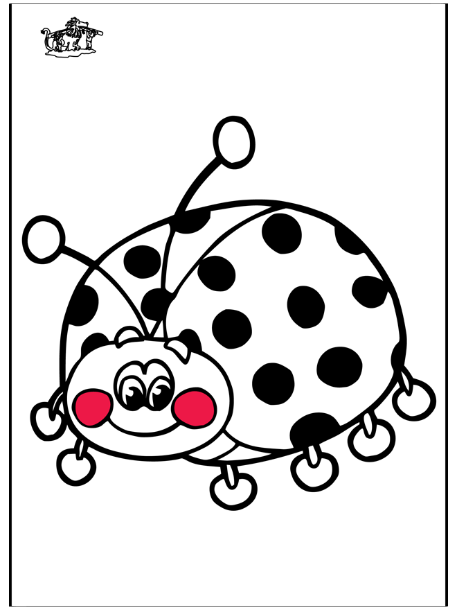 Coccinelle 3 - Coloriages insectes