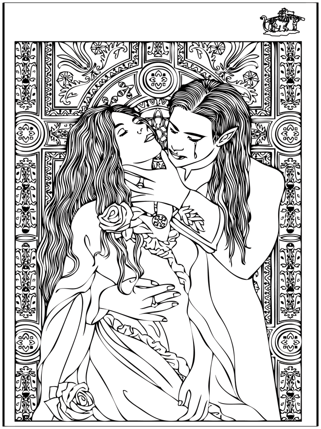 Coloriage adulte 8 - Coloriage adulte