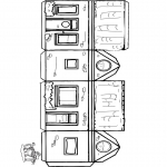 Coloriages faits divers - Construis ta maison 1