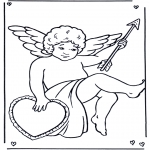 Coloriages faits divers - Cupidon