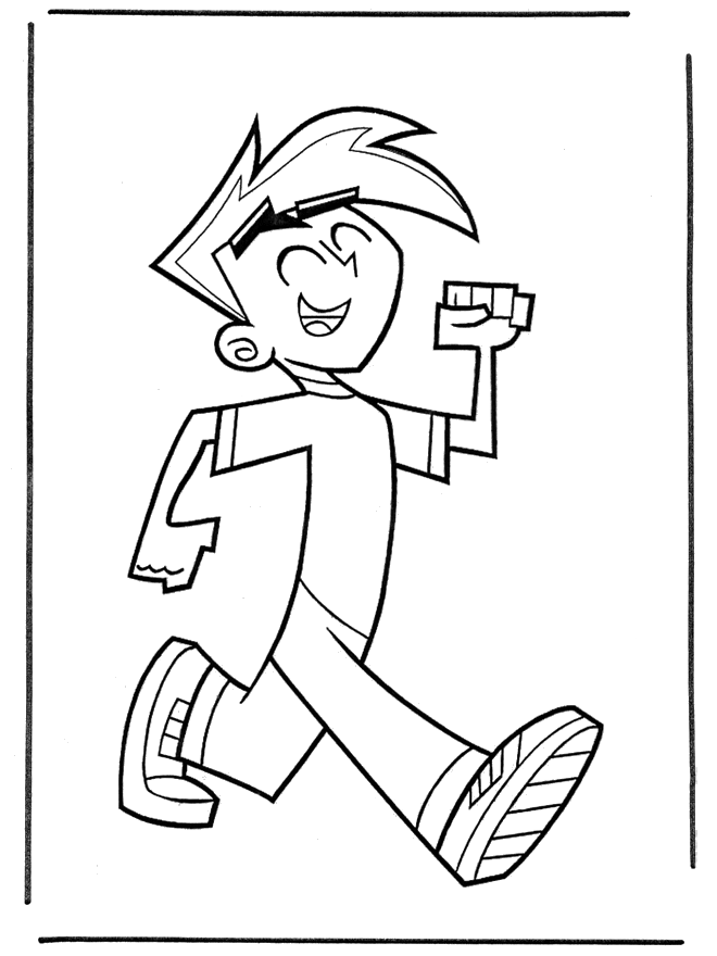 Danny Phantom 1 - Coloriages Danny Fantôme