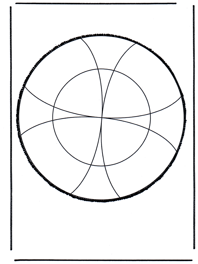 Dessin à piquer 16 - Carte à piquer Mandala bricoler