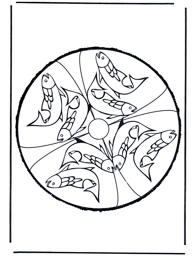 Dessin à piquer 24 - Carte à piquer Mandala bricoler