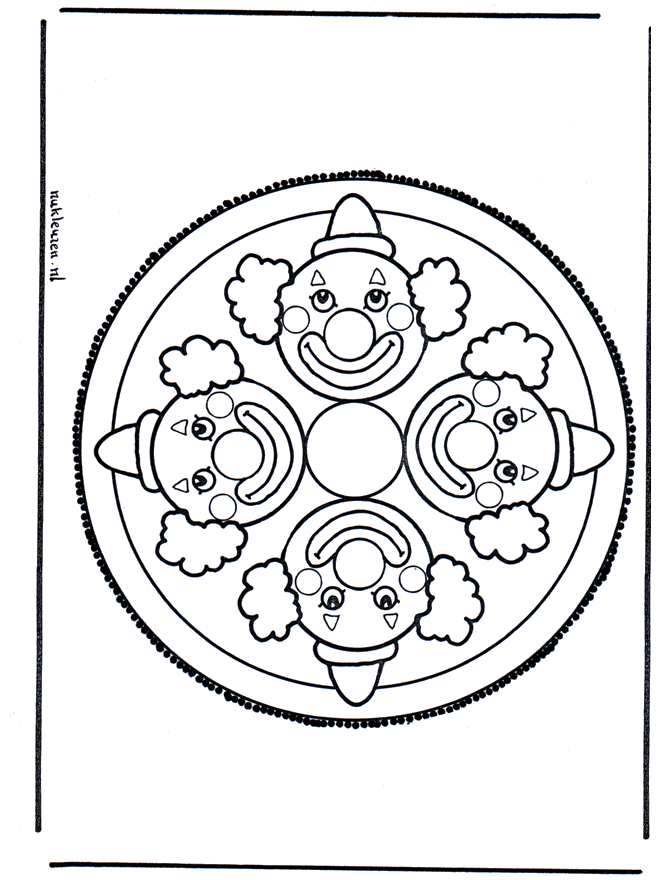 Dessin à piquer 28 - Carte à piquer Mandala bricoler