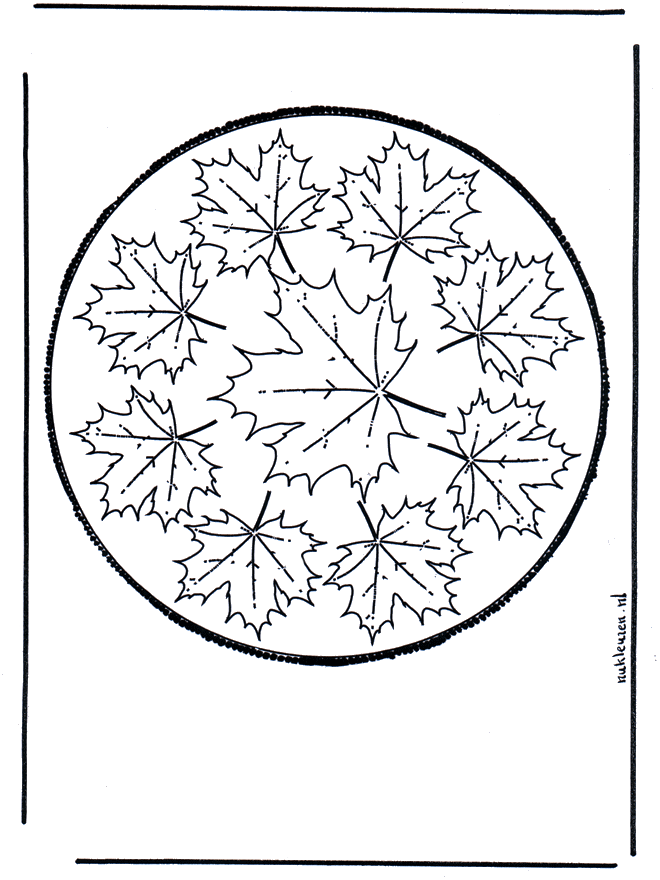 Dessin à piquer 60 - Carte à piquer Mandala bricoler