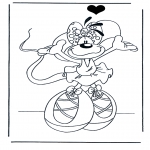 Coloriage thème - Diddle Saint-Valentin 15