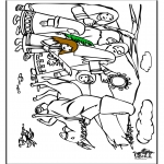 Coloriages Bible - Dimanche des Rameaux 7