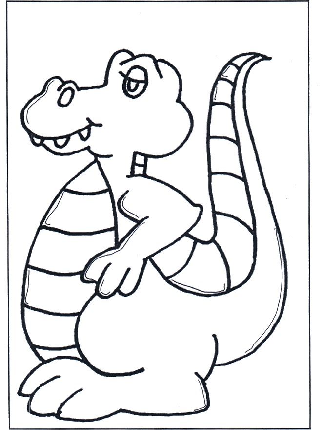 Dino - Coloriages animaux