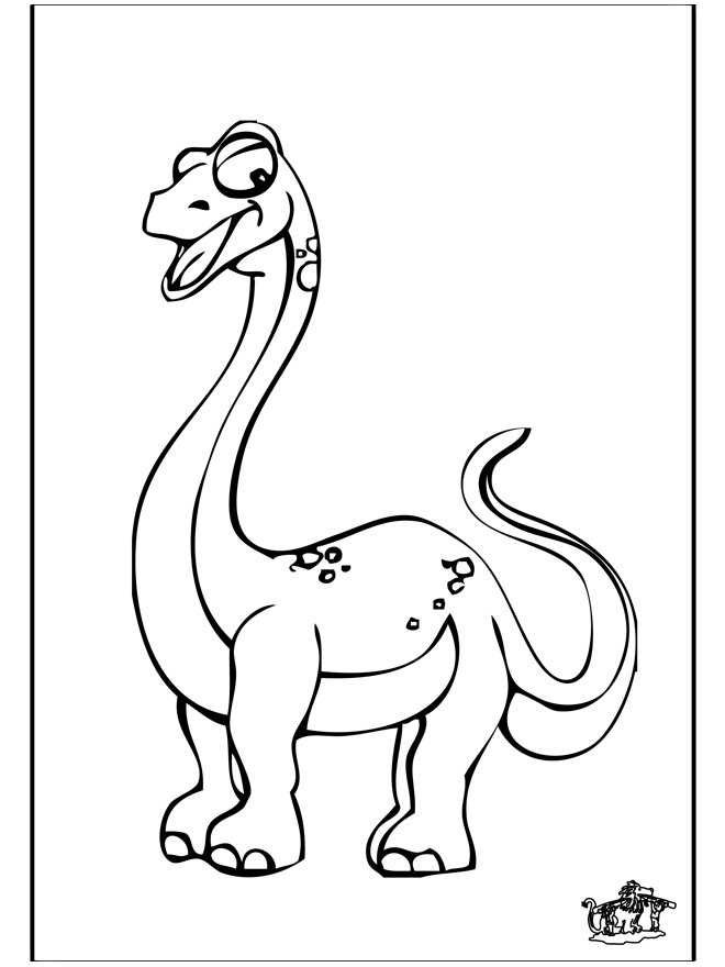 Dinosaure 10 - Coloriages Dragons et Dinosaures