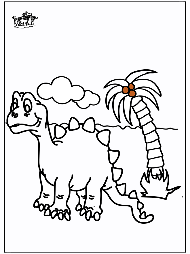 Dinosaure 13 - Coloriages Dragons et Dinosaures