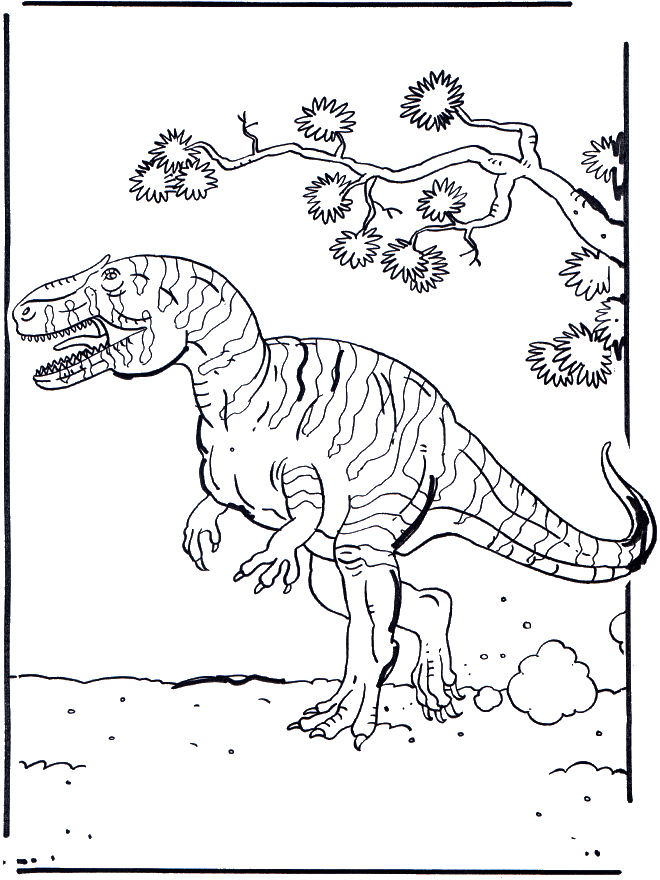 Dinosaure 2 - Coloriages Dragons et Dinosaures