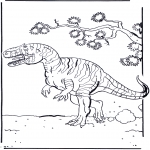 Coloriages d'animaux - Dinosaure 2