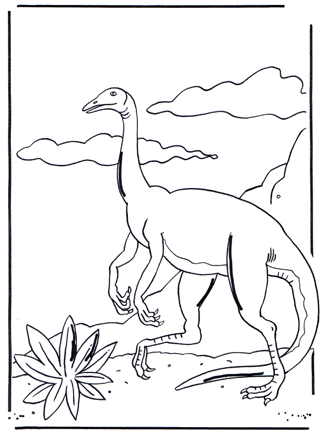 Dinosaure 3 - Coloriages Dragons et Dinosaures