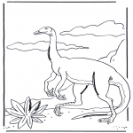 Coloriages d'animaux - Dinosaure 3