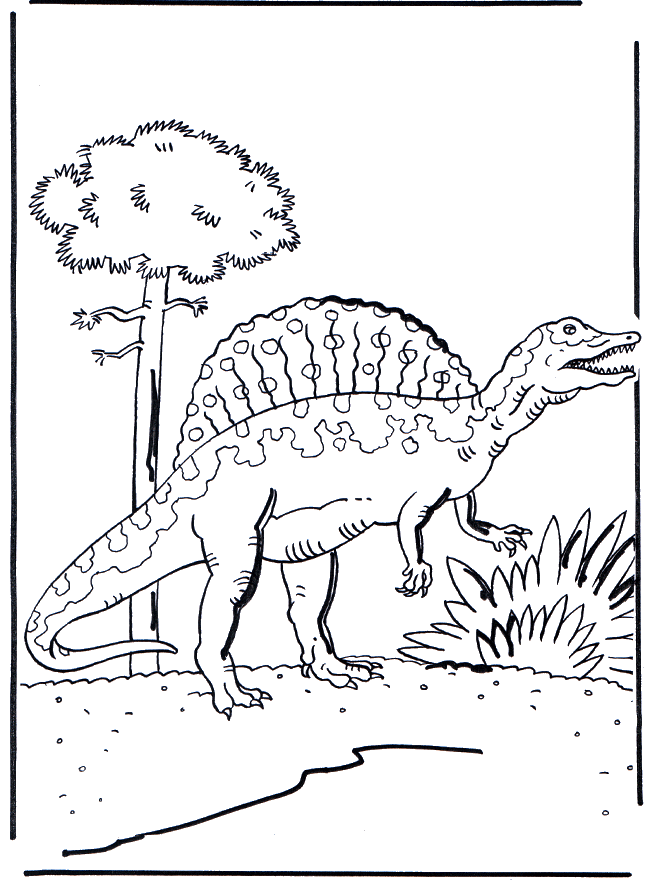 Dinosaure 5 - Coloriages Dragons et Dinosaures
