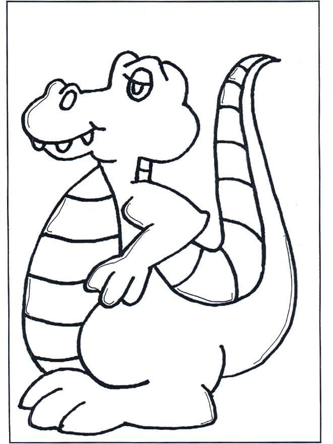 Dinosaure - Coloriages Dragons et Dinosaures