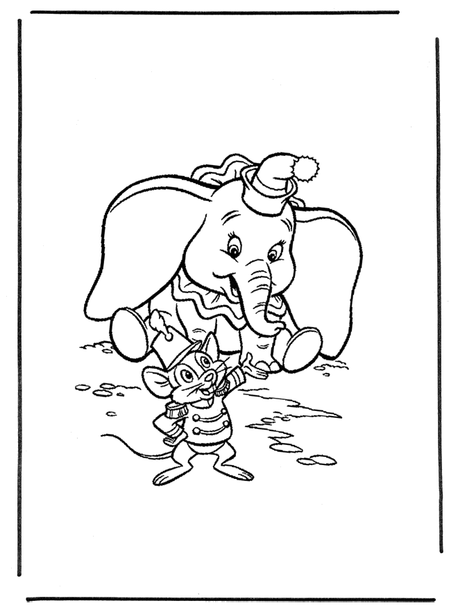 Dombo 3 - Coloriages Dumbo