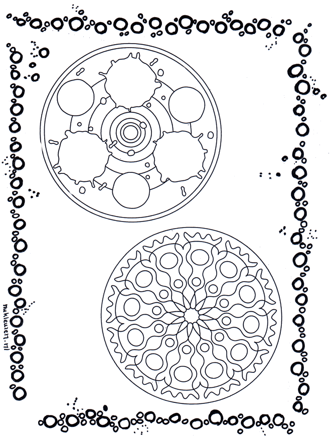 Double Mandala - Coloriages Duo Mandala