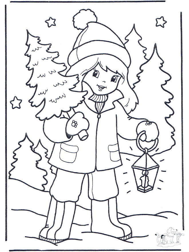 Enfant et arbre de Noël 1 - Noël