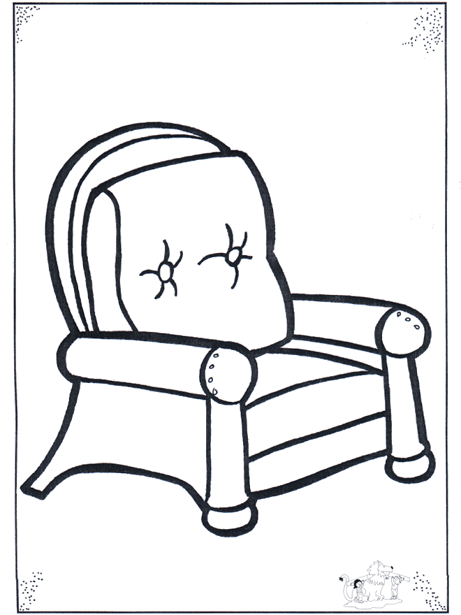 Fauteuil - Coloriages autres