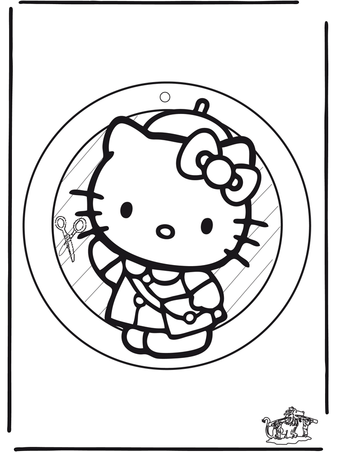 Fenêtre pendentif de Hello Kitty - Fenêtre pendentif