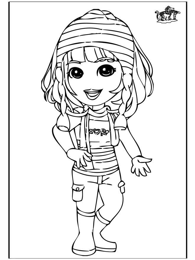 Fille 3 - Coloriages enfants