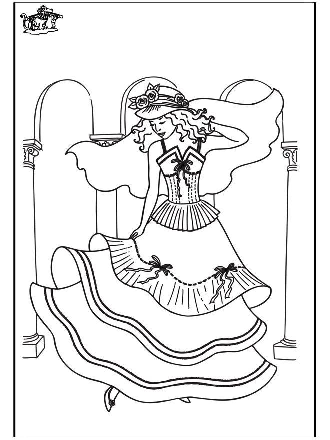 Fille 5 - Coloriages enfants