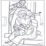 Coloriages Bible - Fille de Jaire 3