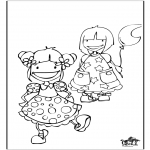 Coloriages pour enfants - Filles 2