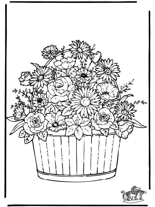 Fleurs 3 - Coloriages Fleurs